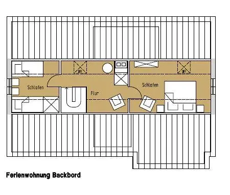 Strandhaus - Backbord Apartamento Borkum