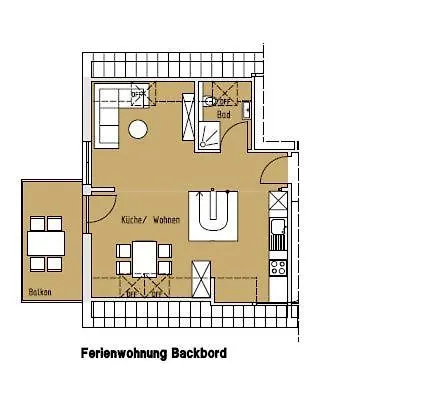 Apartamento Strandhaus - Backbord Borkum